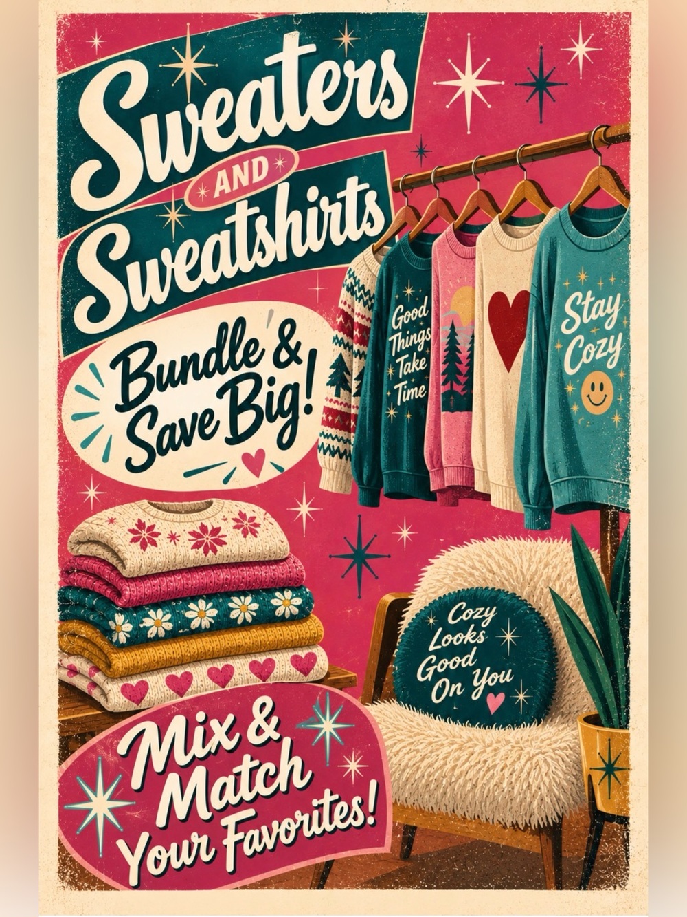 Sweater Weather is here! ..Bundle Sweatshirt & Sweaters SAVE